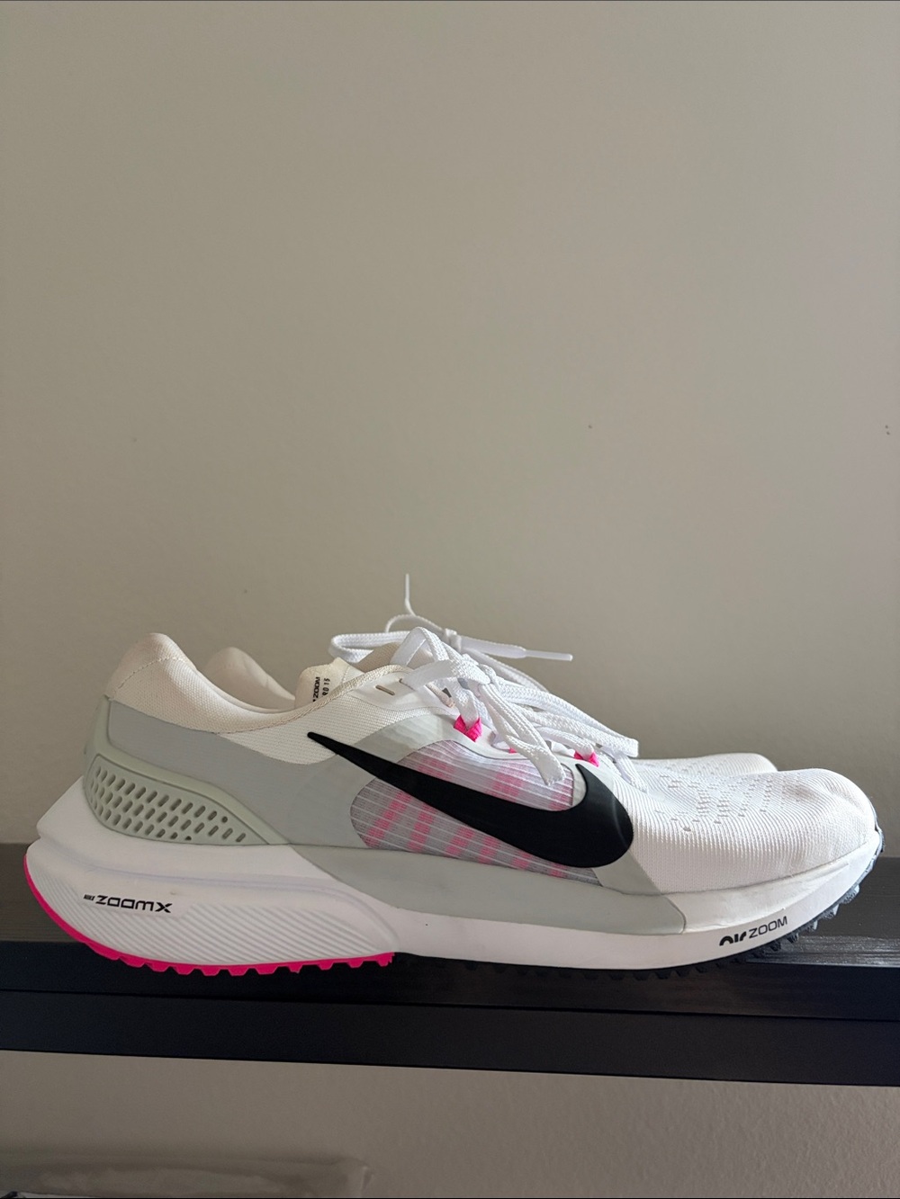 Nike Women's White, Black & Pink Running Sneakers